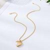 Heart-Shaped Peach Necklace: Exquisite Fashion for Couples