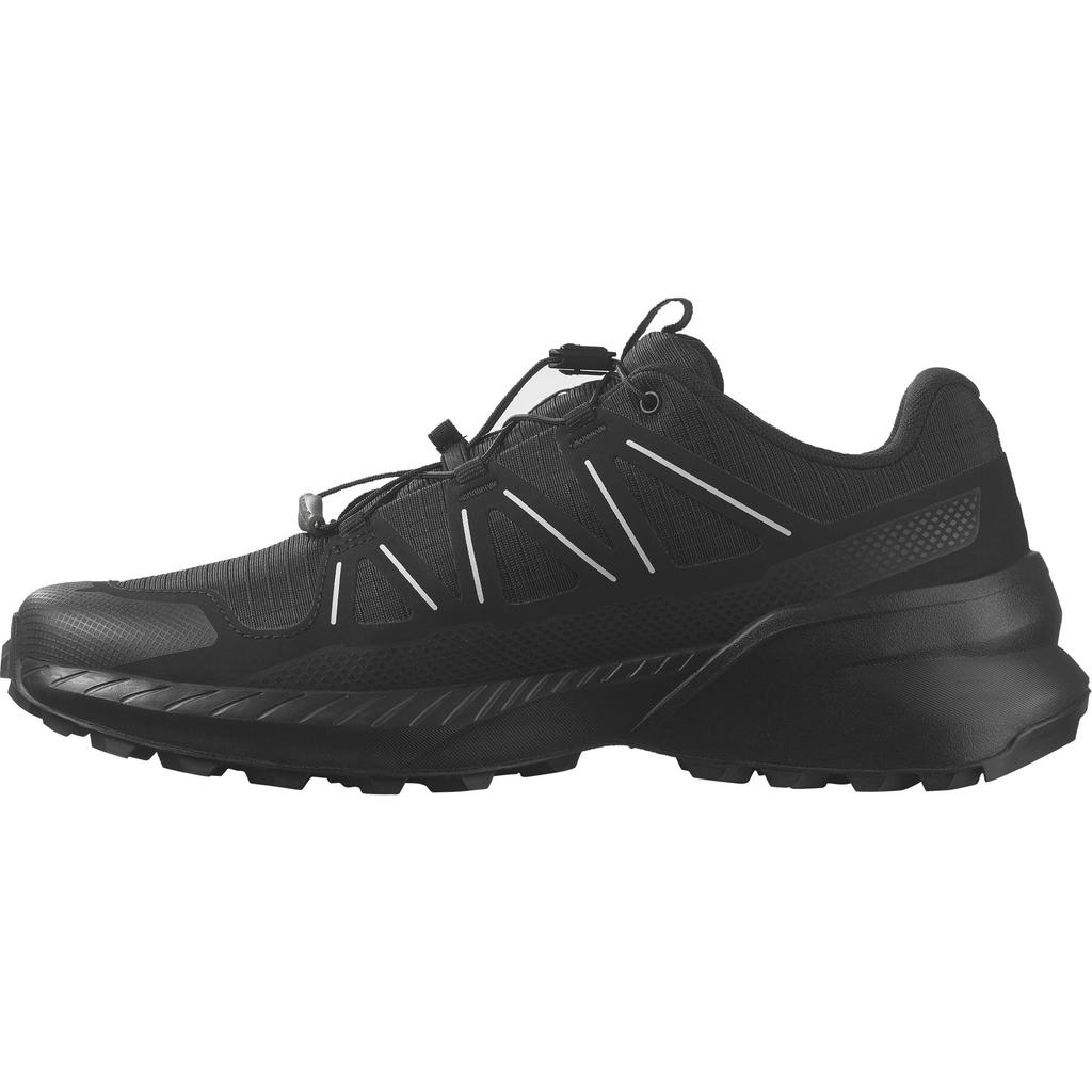 SALOMON SPEEDCROSS PEAK Trail Running Size Cm Shoes, L47514500, Black/Black/Glacier Gray, 28.0