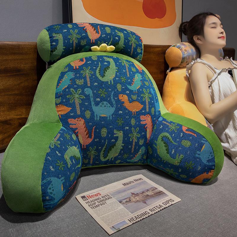 

Cartoon Lumbar Support Cushion - Large Soft Bed & Sofa Backrest Pillow Medium Pillow (Removable Inner Core) [60x40x20cm]