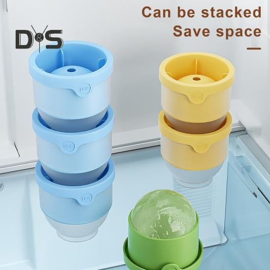 3 ks Forma na ledový hokej Velké formy na ledové koule Snadné vyjímání Výrobník ledových kostek na whisky, koktejly, kávu, ovocné příchutě