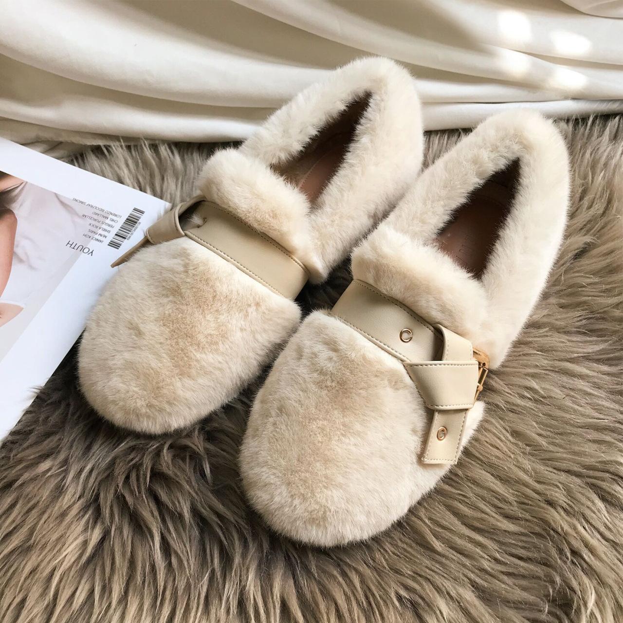 

Роскошные меховые мокасины женские зимние хлопковые туфли женские теплые плюшевые мокасины удобные женские повседневные пушистые мокасины 39