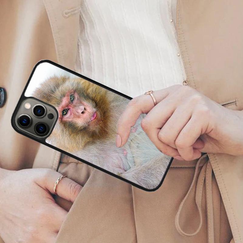 Monkey Sipping Meme Magnetic Phone Case For APPLE iPhone 17 Air 16 14 13 12 Pro Max 15 Plus Wireless Charge With MagSafe Cover