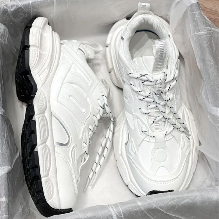 

Женские туфли Little Dad на толстой подошве, весна-осень 2025, новые маленькие белые туфли, повседневная спортивная обувь, легкие кроссовки для бега для женщин 35 белый