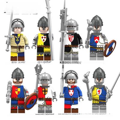 N301-308 Hračka ze středověké války skotský velký šermířský voják