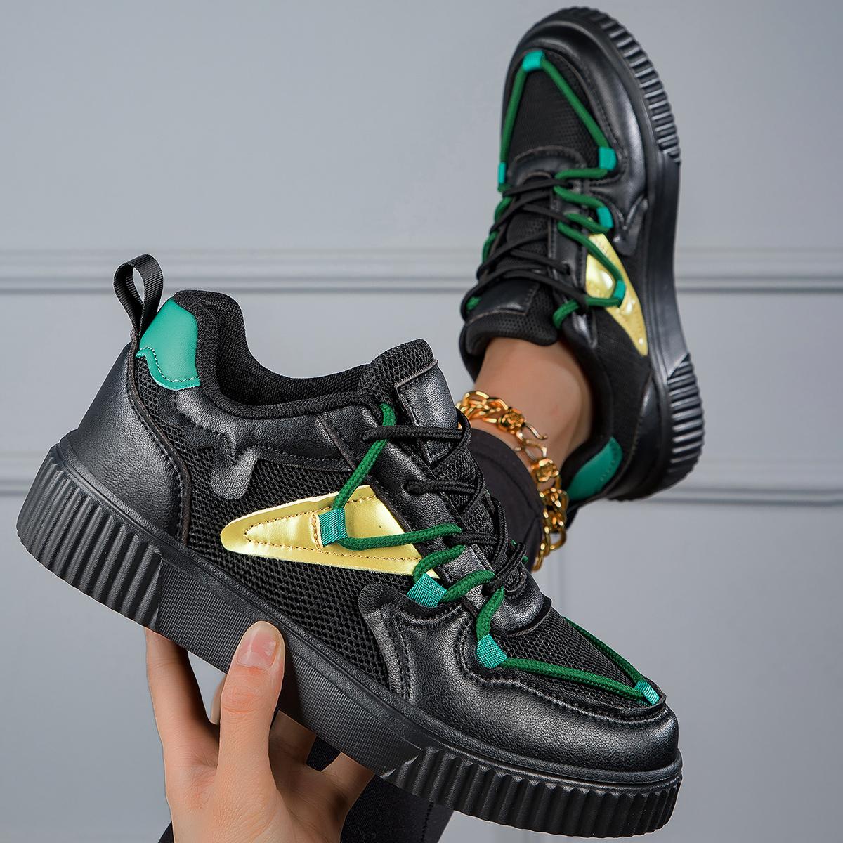 

Дышащие кроссовки, кроссовки для фитнеса, спортивная повседневная обувь, модная повседневная обувь с поворотной подошвой, женская обувь 45 чёрный