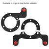 OMP/Nardi Carbon Fiber Horn Button Kit - 6 Bolt Steering Wheel (Single & Dual)