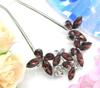 [MiaoMiao] Kanzashi Hair Ornament for Japanese Clothing, Yukata, U-shaped, Formal Kimono, Hair Accessory, Pearl, Metal, Antique, Crystal, Butterfly,