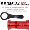 ZTTO BB386 Press Fit Bicycle Bottom Bracket And Install Tool Steel Ceramic Bearing 24 30mm MTB Road Bike BB DUB GXP Crankset