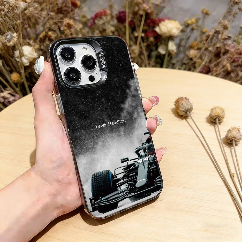 

44 L-Lewis H-Hamilton-S Phone Case For iPhone 17,16,15,14,13,12,11 Plus,Pro Max,XS,Colorful Silver Phone case Funda Cover iPhone12ProMax
