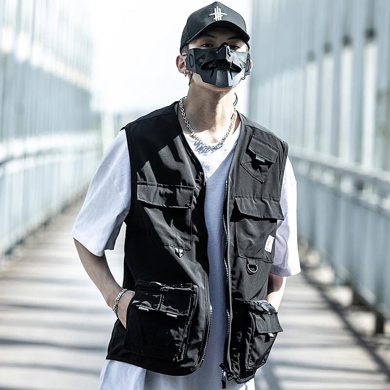 Gilet da Lavoro Leggero Multi-tasche da Uomo AOGZ