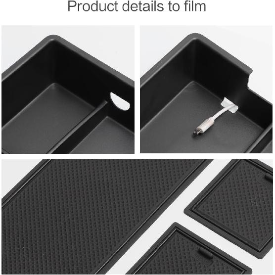 Smabee Center Console Organizer Tray Compatible With 2024 2025 2026 Lexus GX 550 GX550 Accessories Armrest Storage Box ABS Ert Storage Tray Interior