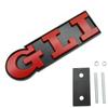 AUYGS1 3D Metal Letters GLI Logo Front Grill Emblem Badge Car Trunk Decals For GTI Volkswagen VW Jetta Passat Arteon Golf MK6 Sticker