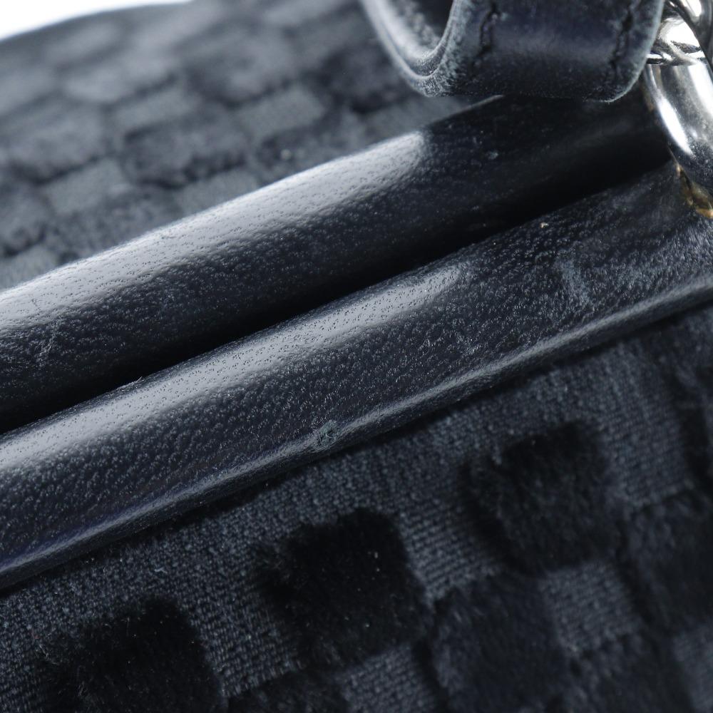 Chanel ChainShoulder Shoulder Bag A33096 COCO Mark Gamaguchi 2WAY Black Velor Women Used