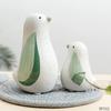 Nordic Ceramic Bird Figurine – Minimalist Living Room Decor Ornament