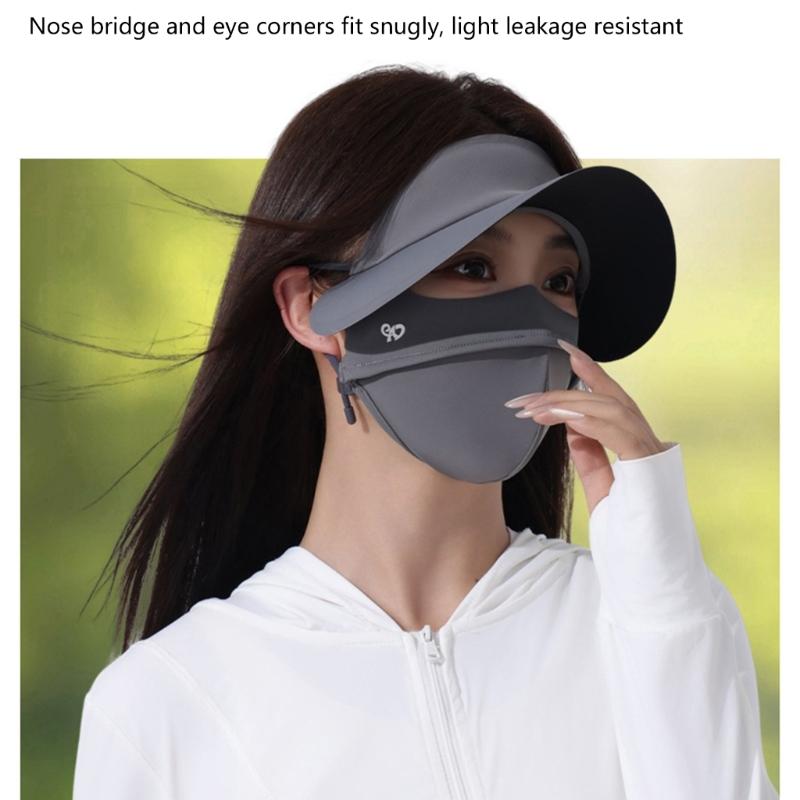 Unisex Mask Sun Protection Face Scarf For Women Ideal For Summer Outdoor Activities Neck Coverage