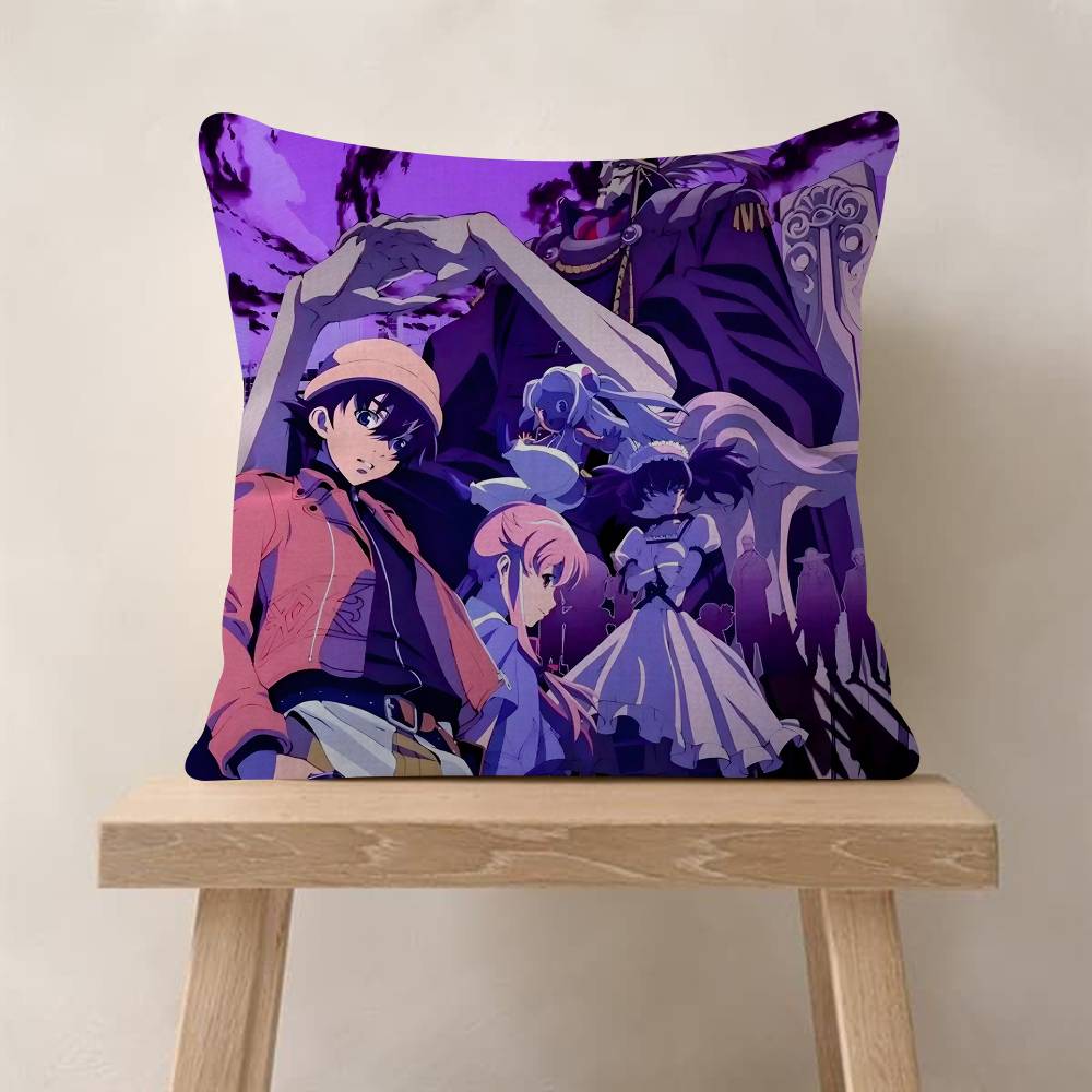 

Anime Character Future Diary Cushion Cover Inches Farmhouse Decor Home Throw Pillow Covers For Couch Decorations 30x30 cm