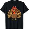 Happy Thanksgiving Turkey Bandana Fall Mom Women Girls Kids T-Shirt