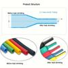 280PCS/Bag Waterproof Heat-shrink Tubing Thermoresistant Tube Kit Electrical Connection Wire Cable Insulation Sleeving Kit