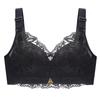 Temperature change court embroidered lace bra without steel rim sexy women's breast adjustment bra