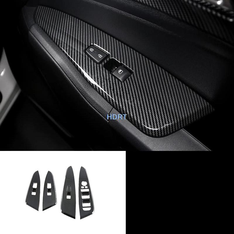 Car Carbon Fibre Interior Gear Shift Window Control Panel Water Cup Vent Outlet Steering Wheel Cover For Kia Sportage NQ5  +