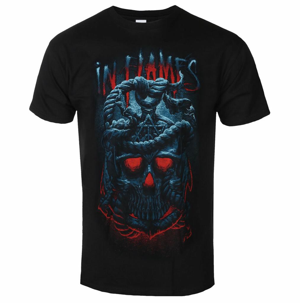 New Summer in Flames Graphic Cotton Tshirt Unisex Summer Short Sleeve Fashion Brand Tee Luxury Casual Vintage Tees