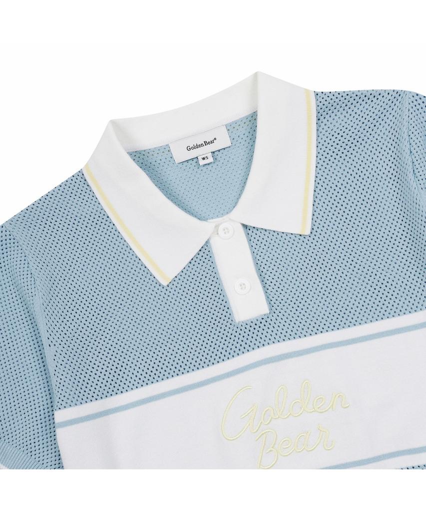 Goldeunbeeo (W) Chest Border Emb Collar Sweater G5Wam26311Bux