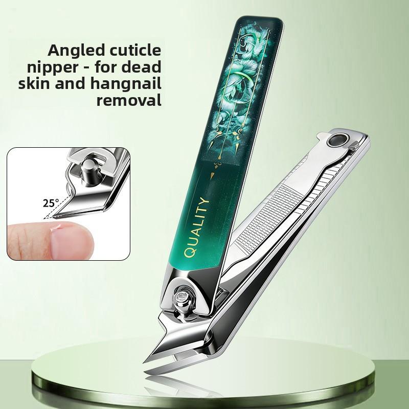 New Ultra Sharp Professional Stainless Steel Manicure Pedicure Set Large Nail Clipper Slant Toenail Scissors Nail Care Tools