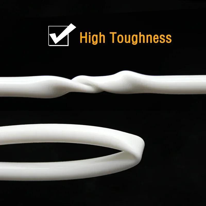 1/5/10M White Food Grade Silicone Rubber Hose ID 0.5 1 2 3 4 5 6 7 8 9 10 12 14 16 18 20 25 Mm Flexible Nontoxic Silicone Tube