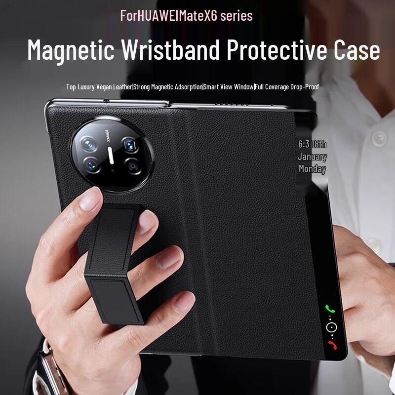 Huawei Mate X5 Smart Window Leather Flip Phone Case