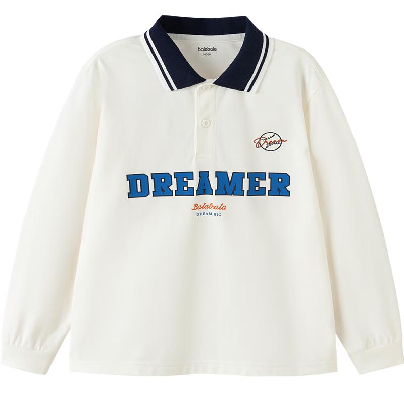 Balabala Boys  Long-Sleeve Polo T-shirt 130