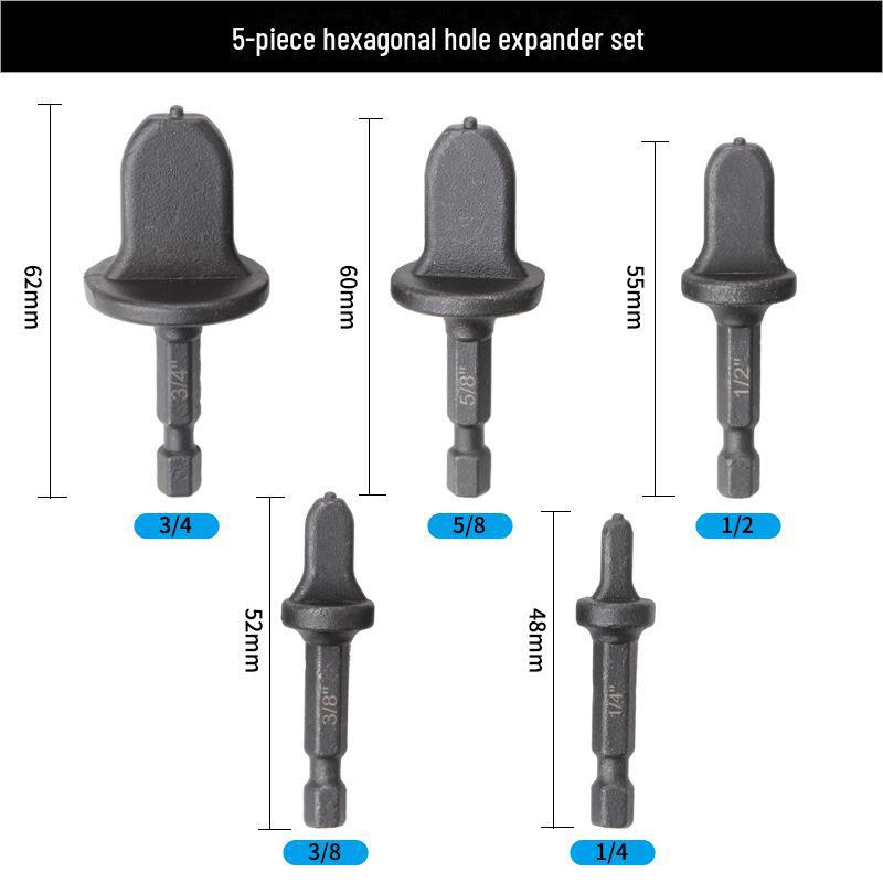 

Комплект из 6 медных труборасширителей с треугольной ручкой для кондиционирования воздуха