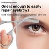 Metal Texture Eyebrow Scissors Built-in Comb Grooming Tool New Eyebrow Trimmer  Creating Eyebrows
