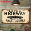 Metal Wall Sign Home Decor 15x30cm
