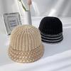 Men's and Women's Daily Bucket Hat Knit Line Down Bucket Hat