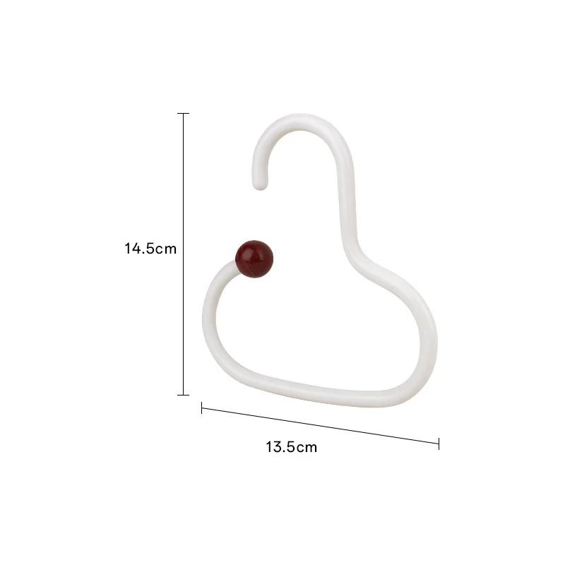 3pcs Versatile Round Storage Hook for Hats Ties Scarves Bags Dopamine Plastic Multi-Purpose Storage Rack  for Hats Scarves Belts