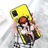 Black Case for Xiaomi Redmi 13C Note 9 iPhone XR 7 8 14 15 11 12 13 X XS Pro Max Samsung A25 S23 S24 FE Ultra Plus Steins Gate