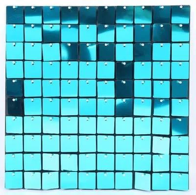 18pcs Golden Sequin Backdrop Panels for Wedding Party Baby Shower Background Wall Decor Shimmer Laser Backdrop Curtain Champagne