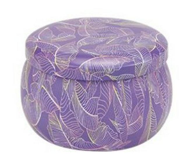 4.4oz Aroma Candle In Drum-shaped Tinplate Gift Jar