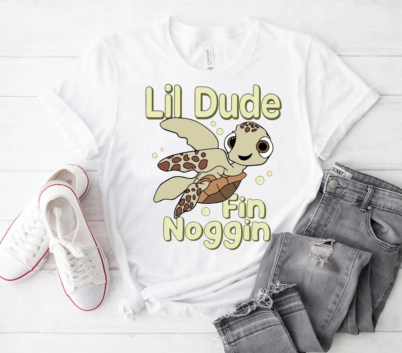 Disney Father s Day Squirt & Crush Dude and Lil Dude Unisex Adult Kid Tee 310505 L