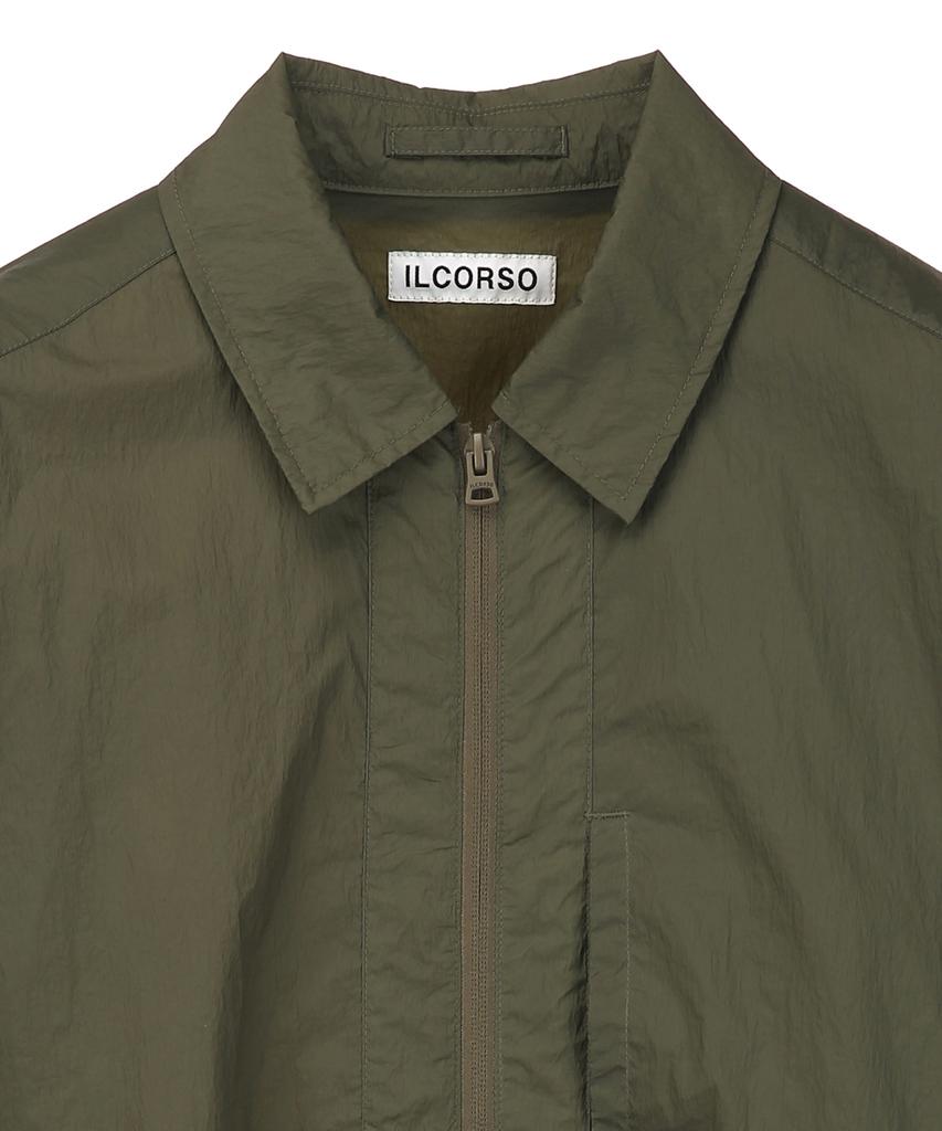 Il Corso Vapor Nylon Shirt Jacket Khaki