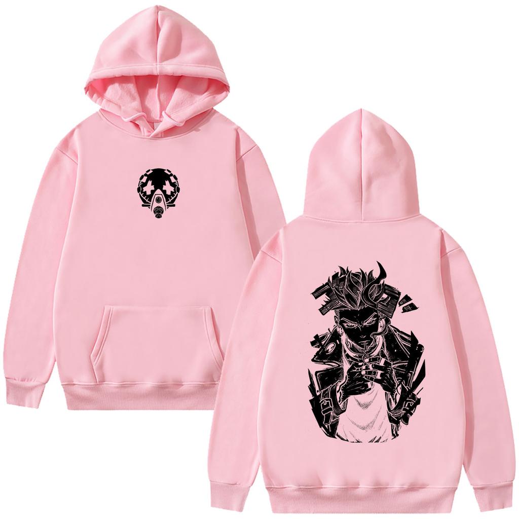 2026 Anime Gachiakuta Enjin Double Sided Print Hoodie Men Women Manga Oversized Pullover Hoodies Unisex Fashion Vintage Streetwear Tops