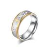 2026 European and American Cross Ring Ring Men's Niche Personalized Hand Jewelry