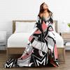 Helluva Boss Loona Flannel Blanket Soft Durable Throw Blanket for Bedroom Travel Office Novelty Bedspread Sofa Bed Cover