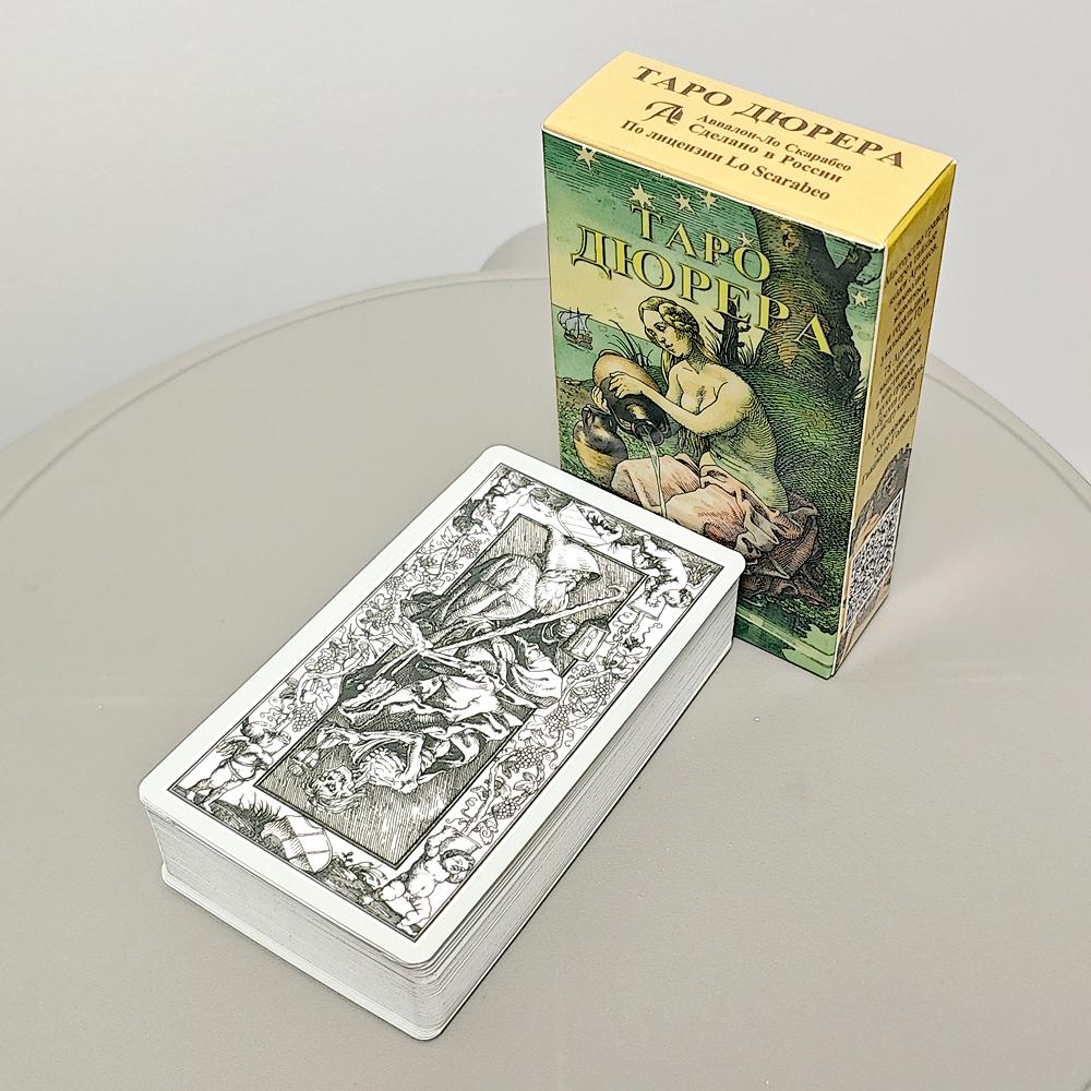 10.3*6cm The Tarot of Durer 78 Pcs Vintage Ancient Tarot Cards In Russian Language