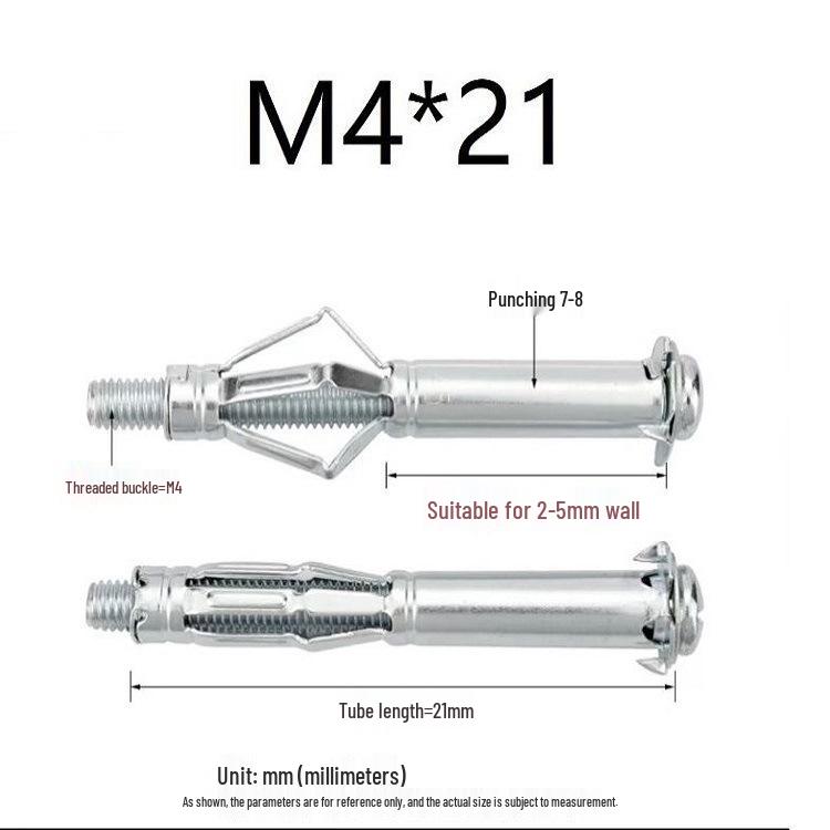 Hollow Wall Gecko Screw Drywall Anchor Expansion Bolt