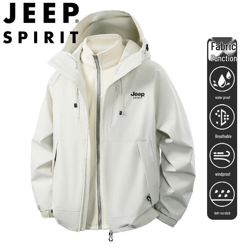 

JEEP SPIRIT Men s Winter Hooded Outdoor Jacket 2XL