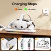 Nabíjecí dok pro Meta Quest 3S/Quest 3/Quest 2, magnetická nabíjecí stanice pro VR sluchátka a ovladač, s 2 dobíjecími bateriemi 1800 mAh