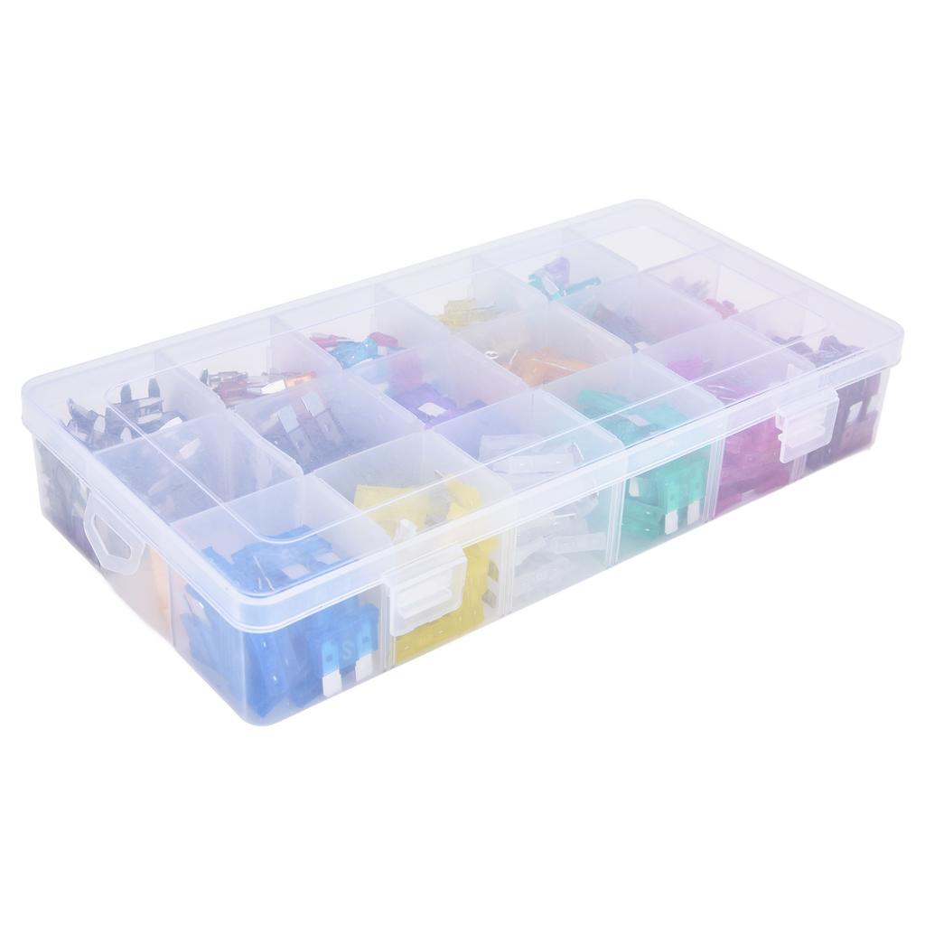 485Pcs Blade Fuse Assortment Aluminum Alloy Automotive Fuses Medium Small 2A‑40A