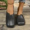 Fashion Ladies Shoes on Offer 2025 New Hot Sale Slippers Women Fashion Solid Daily High Quality Women's Square Toe Flat Casual Slippers