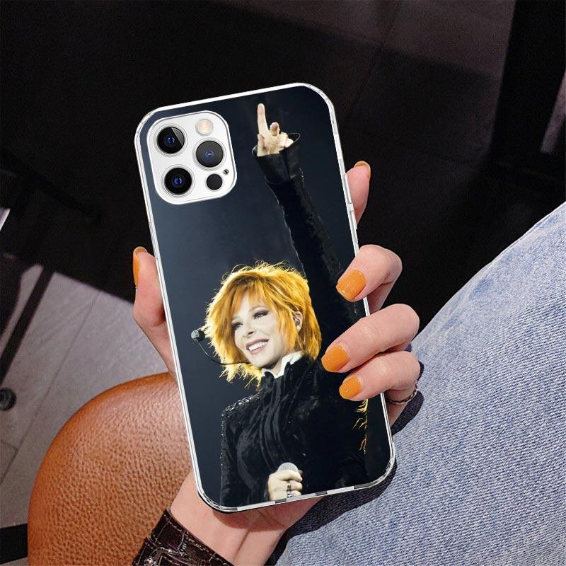 Mylene Farmer Phone Case For iPhone 17 Air 16 Pro Max 16E 15 + 14 Plus 11 12 13 Mini 7 8 SE Gift Print Cover Fundas